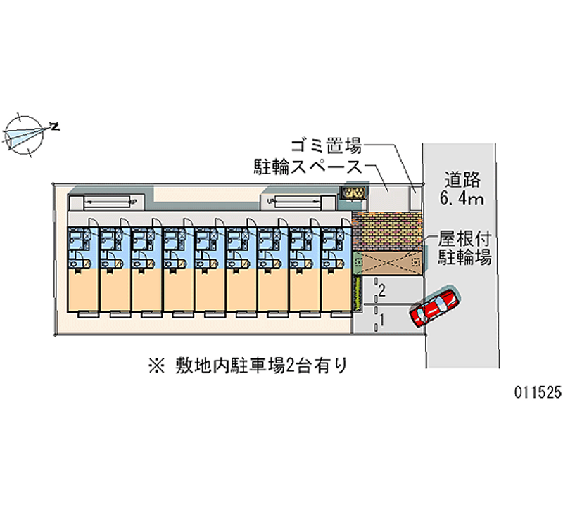 レオパレスＩＭＡＺＵⅠ 区画図