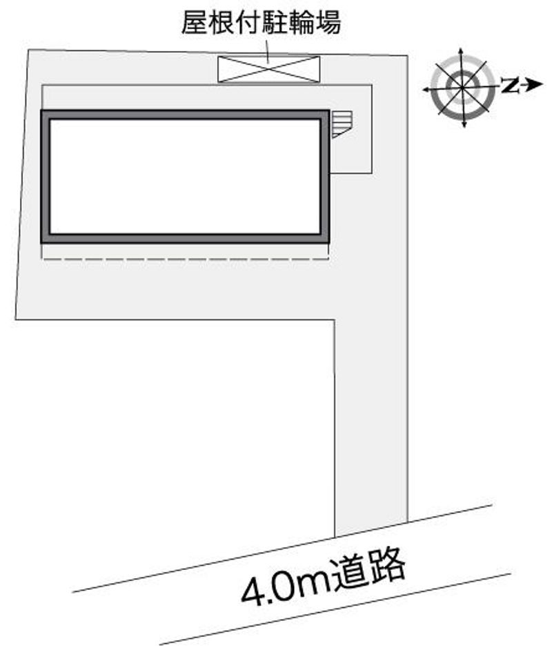 レオパレスエクセル道場北 配置図