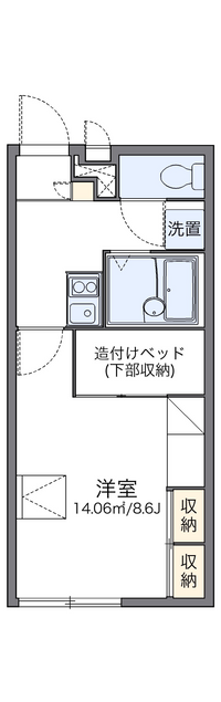 レオパレス大ノ前Ａ 間取り図