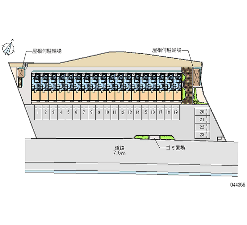 44355月租停車場