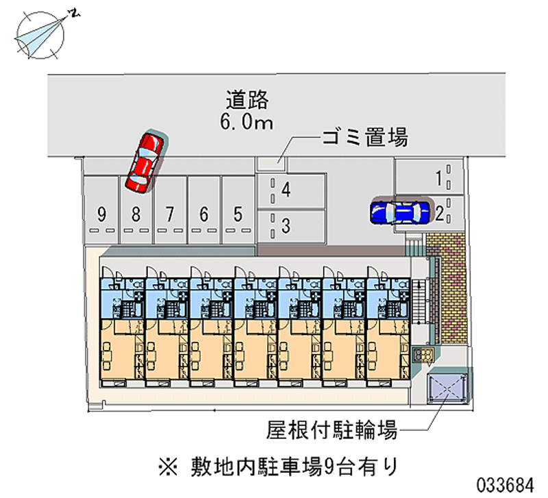 レオパレス藤 月極駐車場