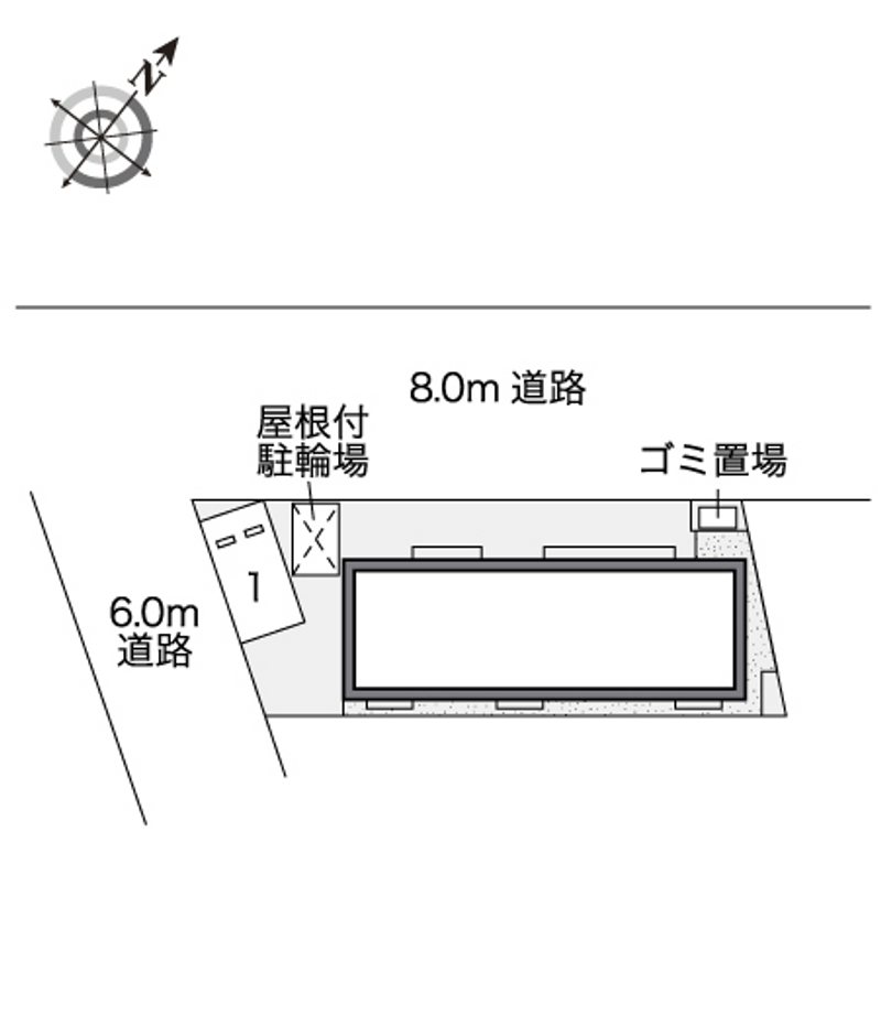 レオネクストセラン髙石Ⅲ 配置図