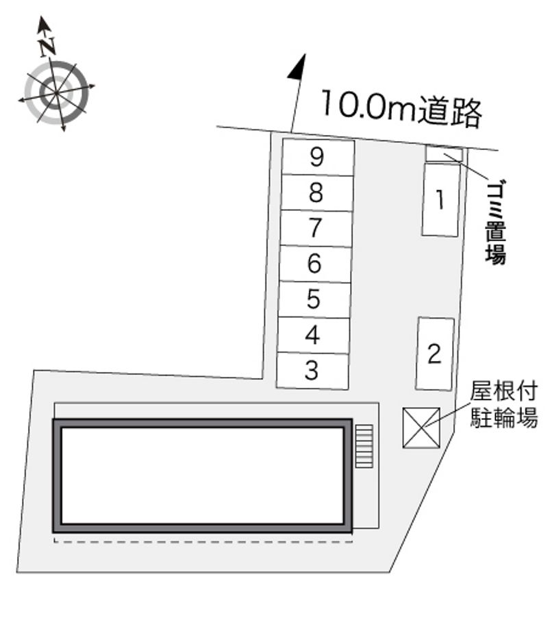 レオパレスエトワール　スズ 駐車場