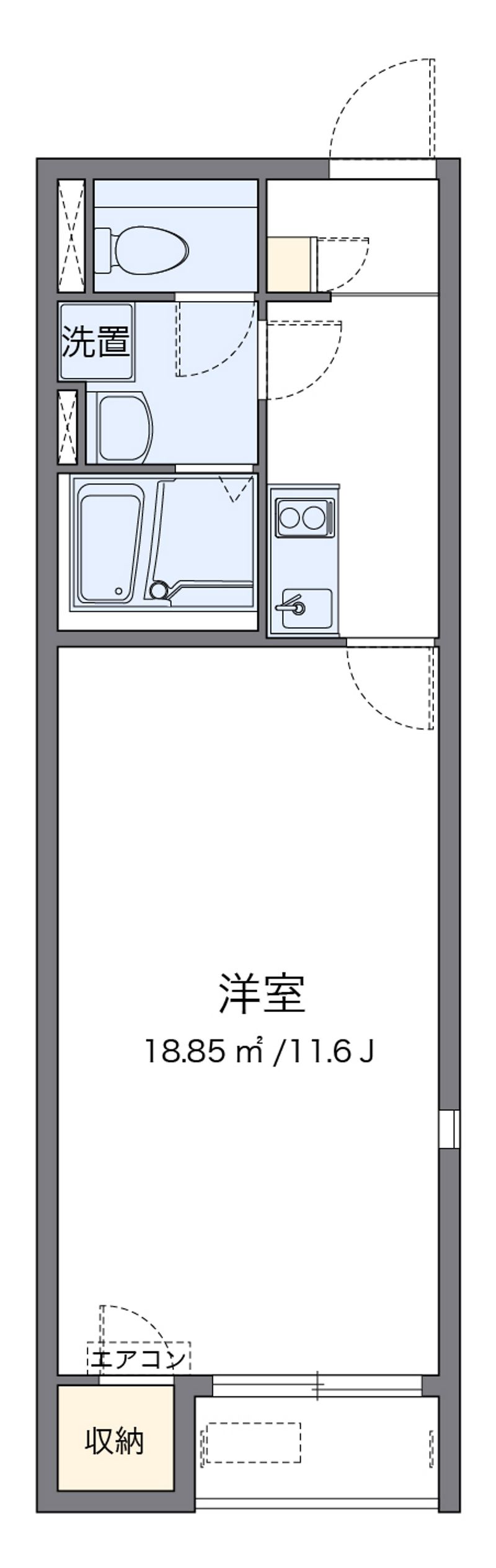 レオネクスト西大村 間取図