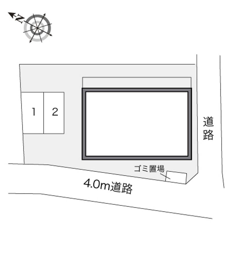 レオパレスアゼリア 配置図