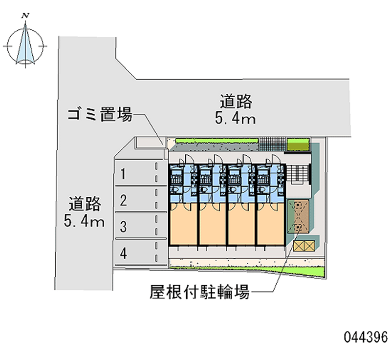 レオパレス名駅 区画図