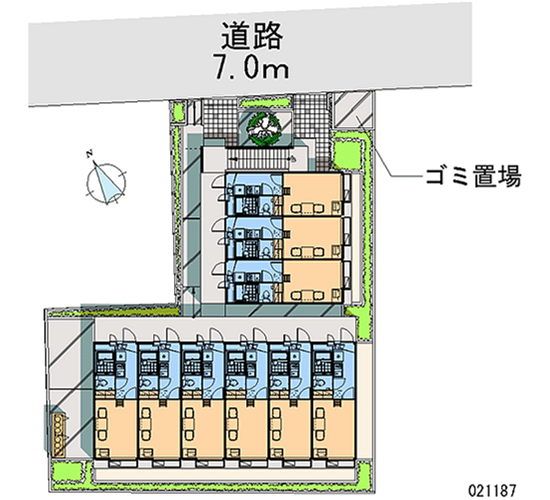 レオパレスラギ 区画図
