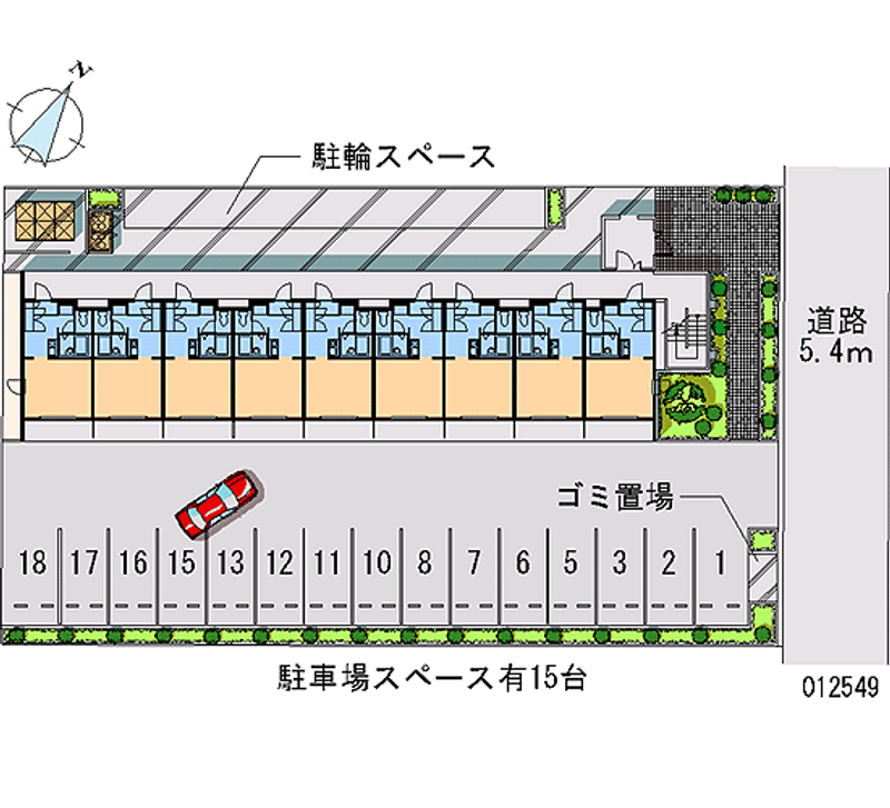 12549 Monthly parking lot