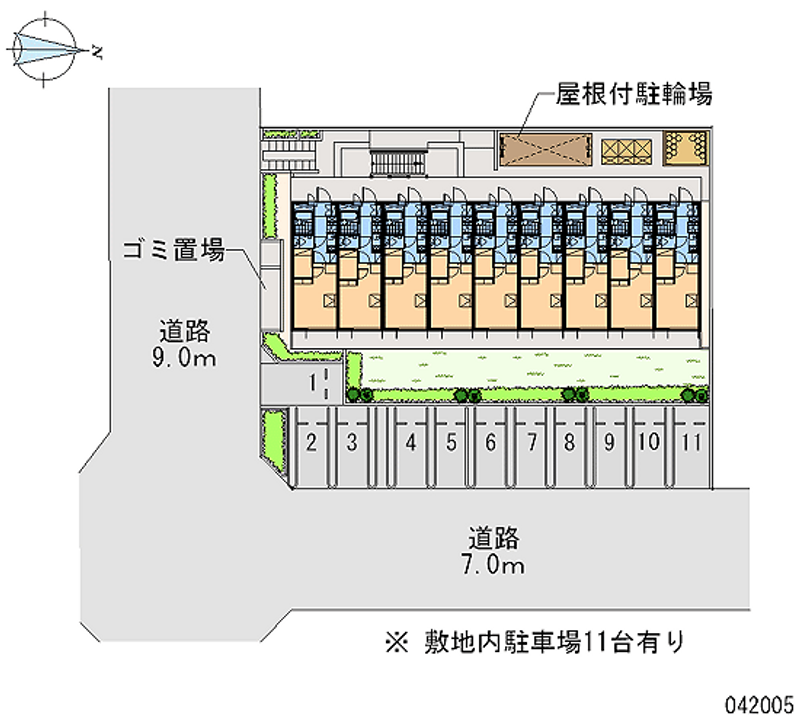 42005 bãi đậu xe hàng tháng