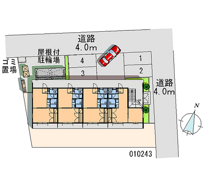 10243 Monthly parking lot