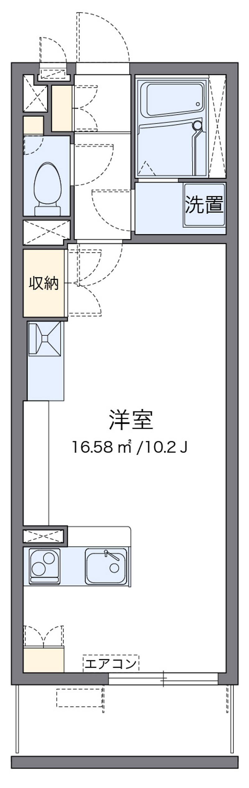 レオネクストレジデンス川崎 間取図