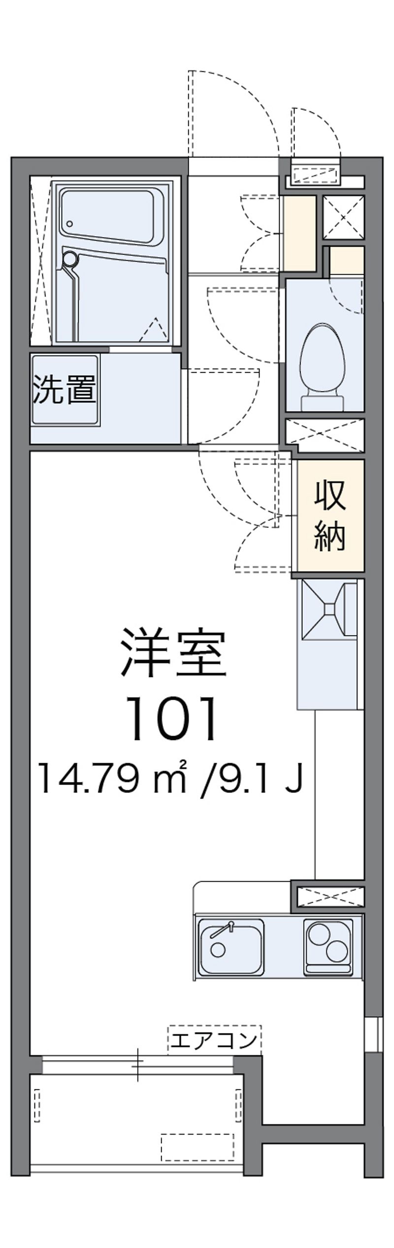 レオネクスト神木本町 間取図