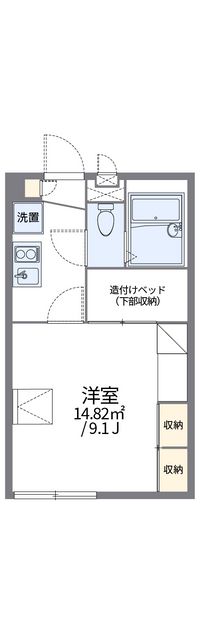 レオパレス白馬 間取り図