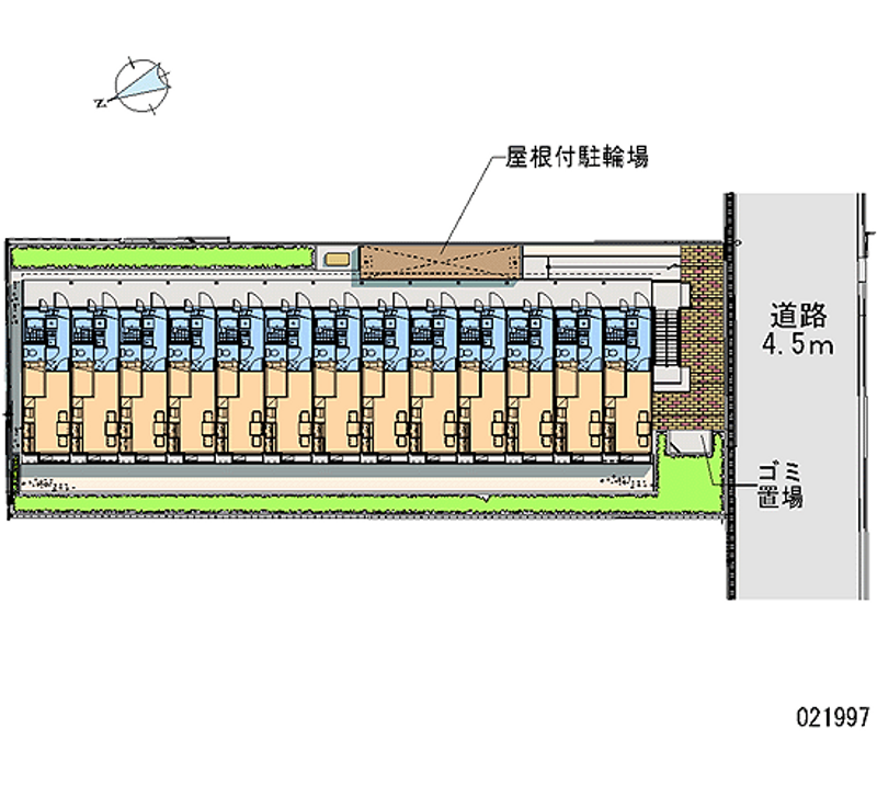 レオパレスディアコート姫路 区画図
