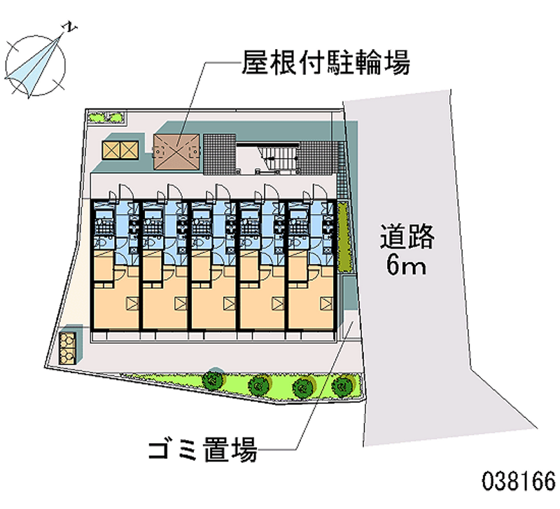 レオパレス北鎌倉ホームズ 区画図