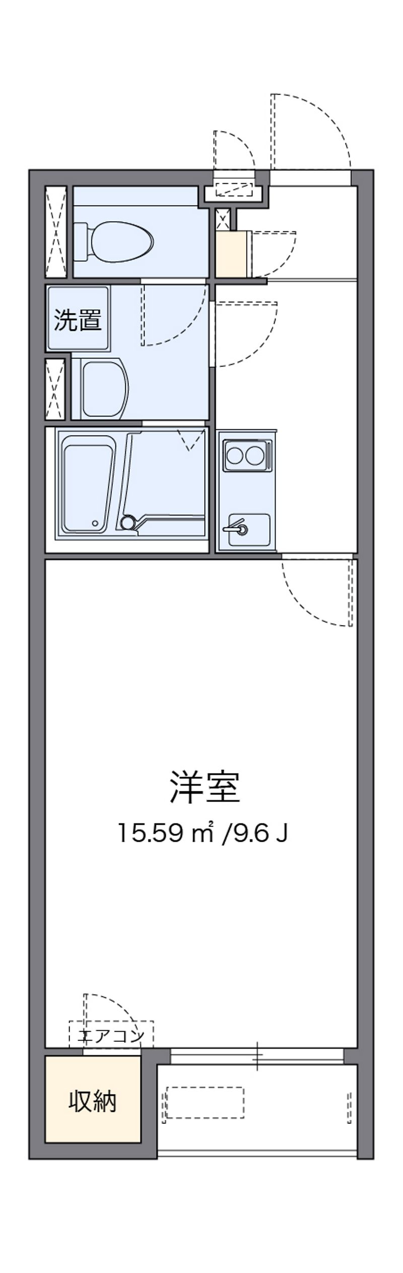 クレイノウイル 間取図