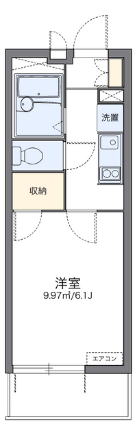 レオパレスシーズ 間取り図