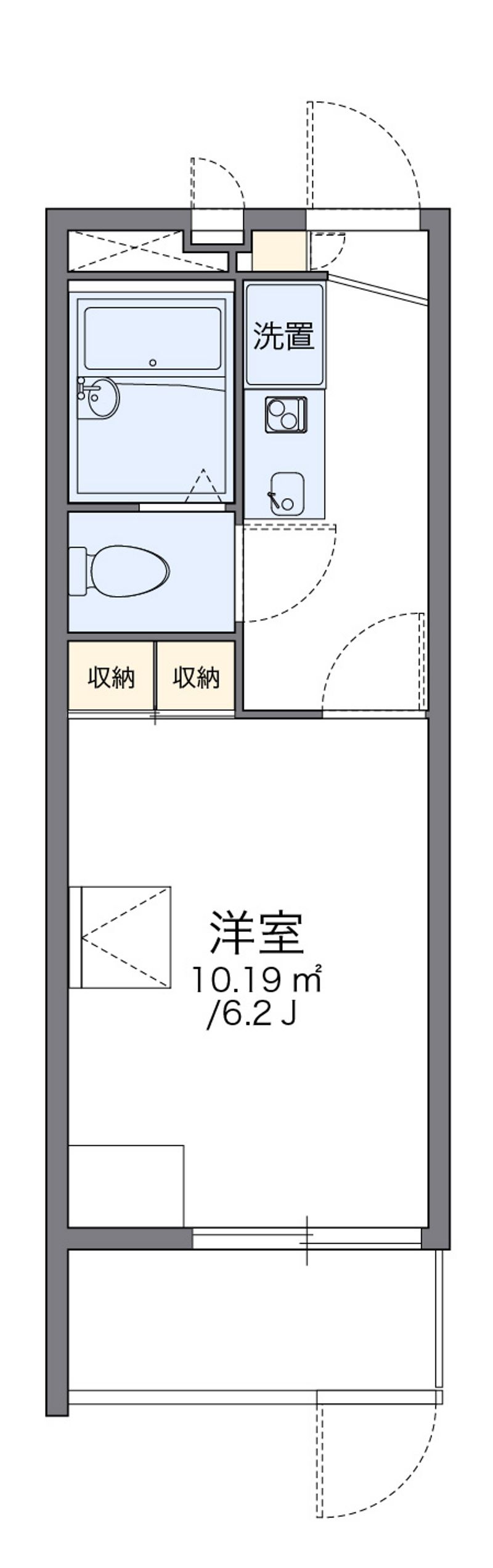 レオパレスＨＯＭＥＳ’Ｕ 間取図