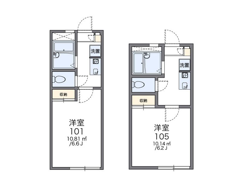 レオパレスエビデンスⅠ 間取図