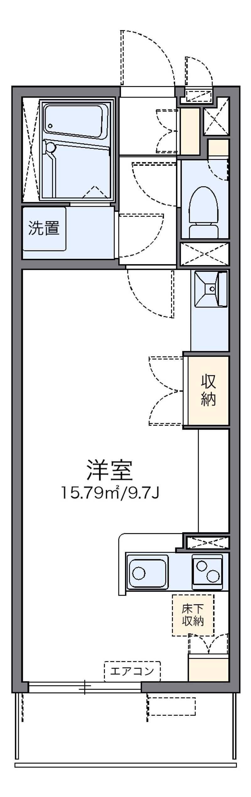 レオネクストＨａｐｐｉｎｅｓｓ 間取図