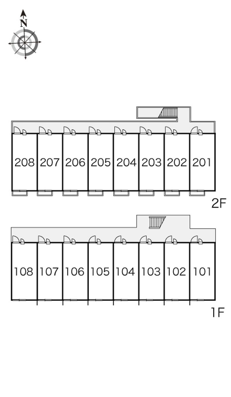 レオパレス春陽 間取り配置図