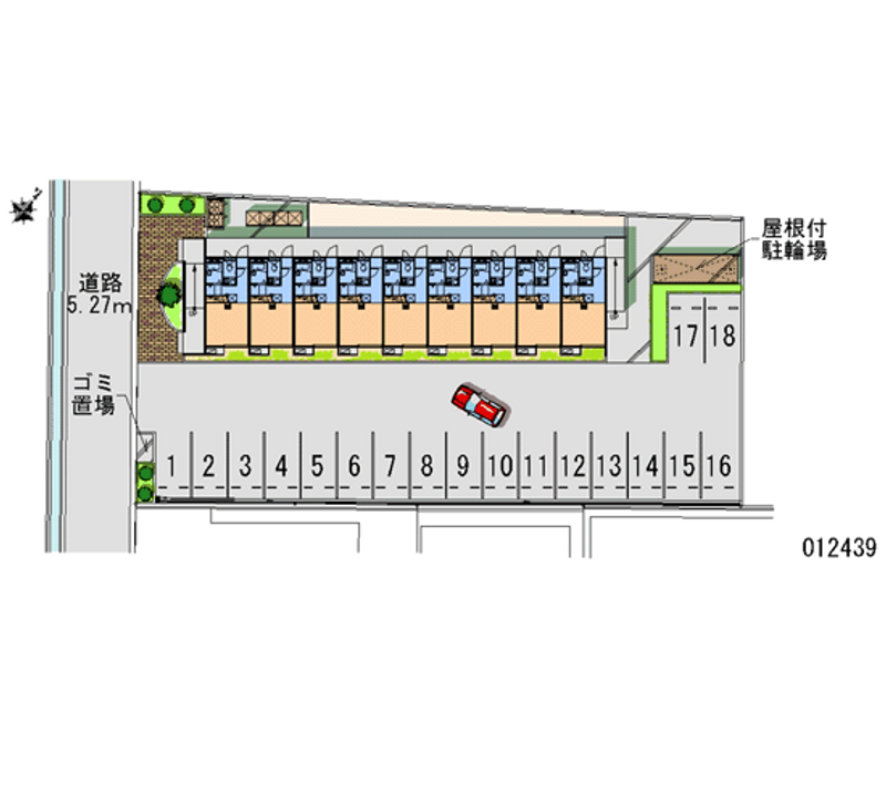 12439 Monthly parking lot