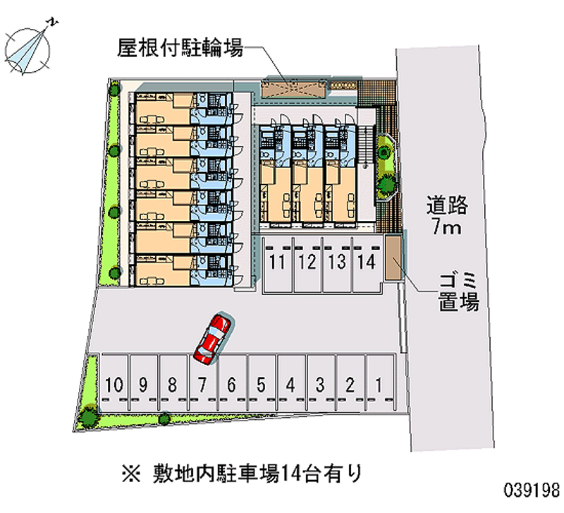 レオパレスＷＡＮ 月極駐車場