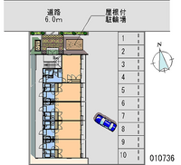 10736 Monthly parking lot