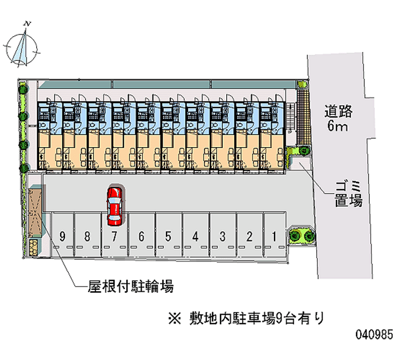 40985 Monthly parking lot