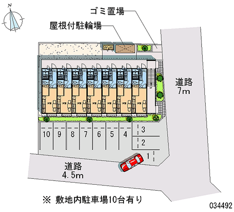 34492 Monthly parking lot