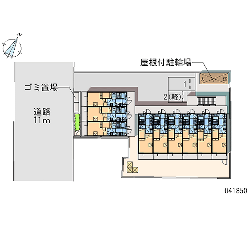 レオパレス西千石町 区画図
