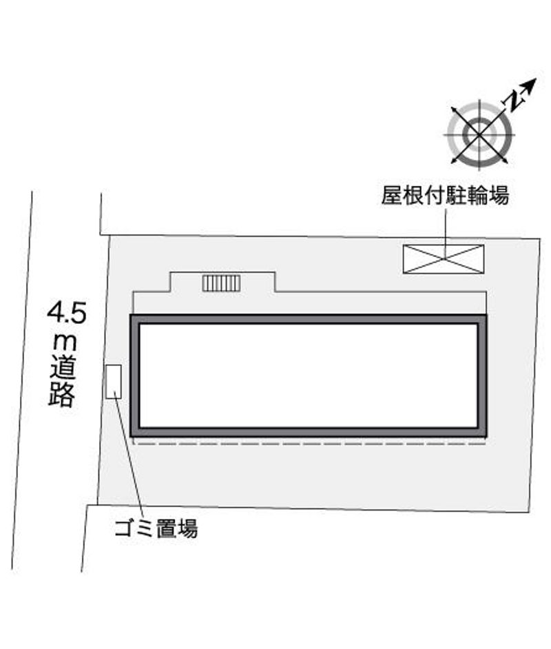 レオパレスフェリース上野 配置図