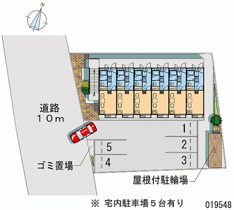 レオパレスコバヤシ 月極駐車場