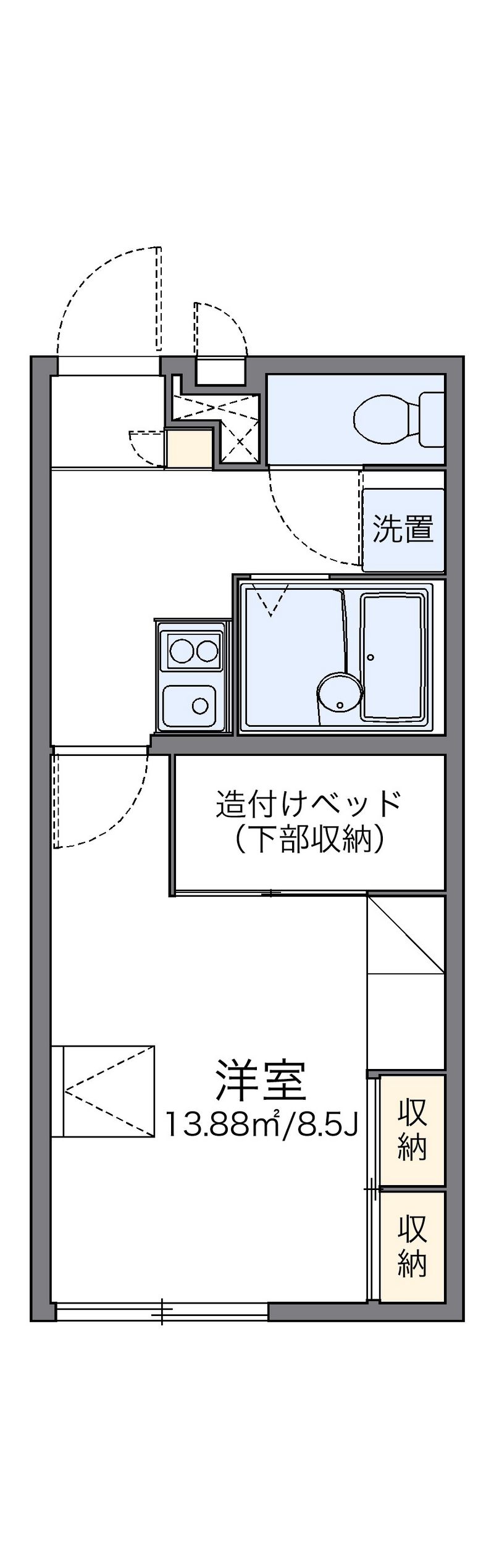 レオパレスＣｏｍｆｏｒｔ 間取図