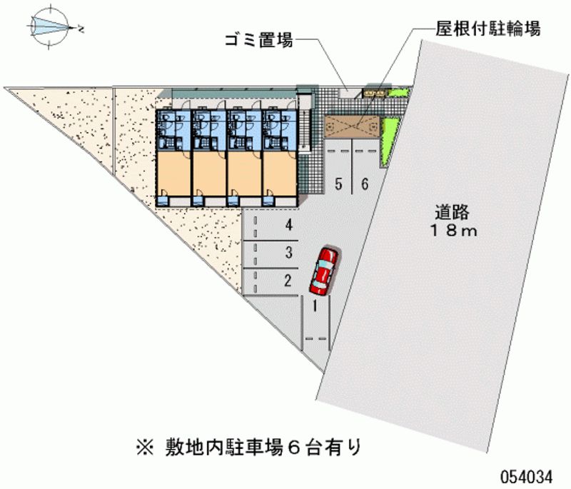 レオネクスト片山 月極駐車場