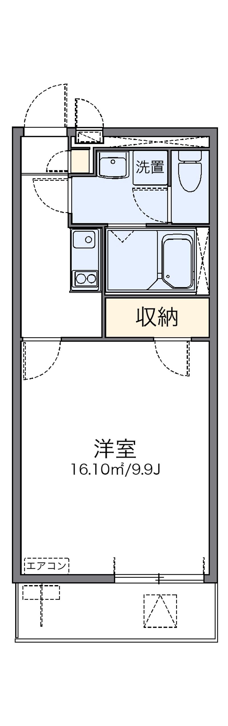 LEONEXT Casa KASAI 1 Floor plan