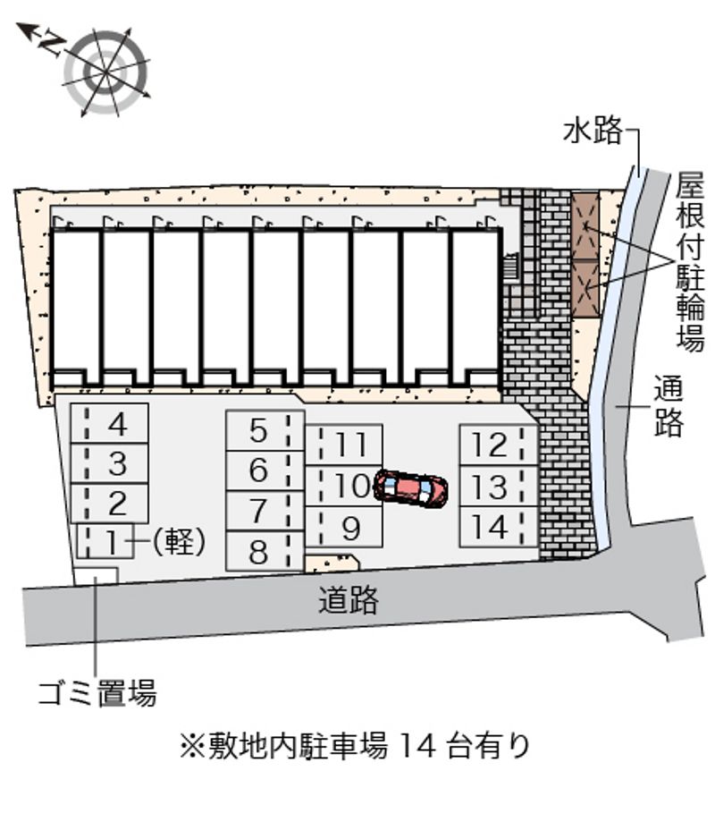 クレイノグローリーⅡ 配置図
