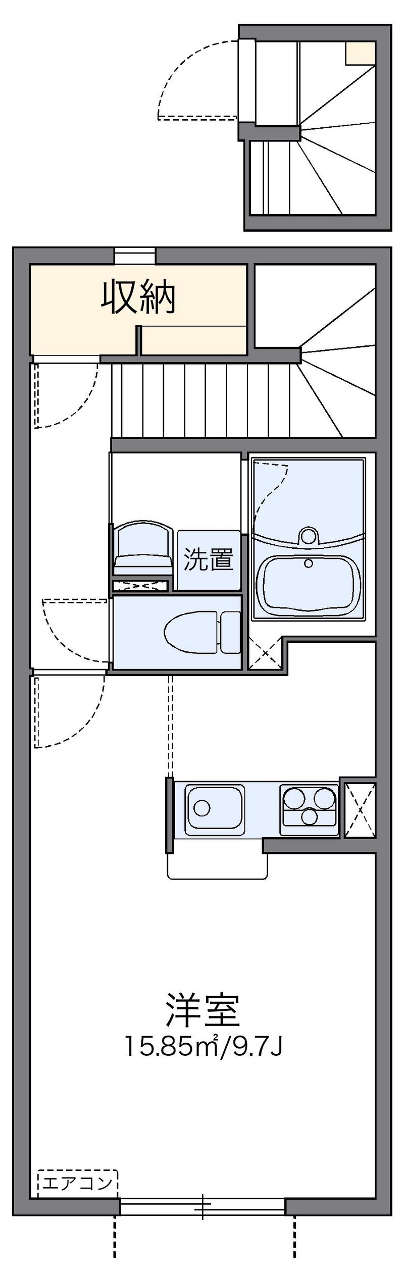 レオネクスト駒場公園 間取図