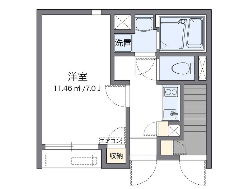クレイノＳ　うめのき１６ 間取図