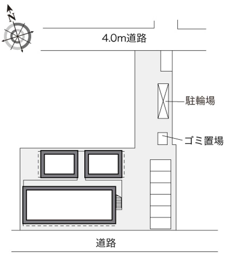 レオパレス賑 配置図