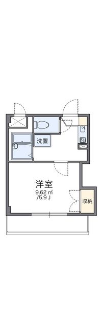 レオパレス楠 間取り図