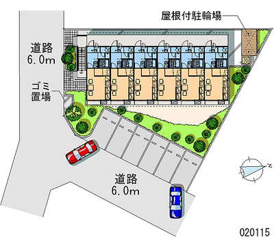 レオパレス豊公園 月極駐車場