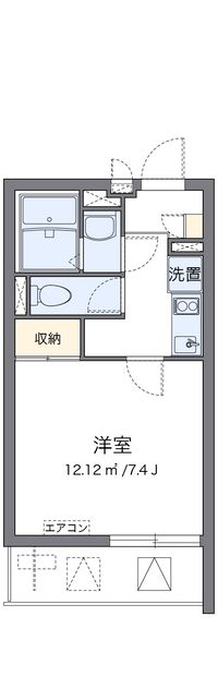 クレイノ荒川 間取り図