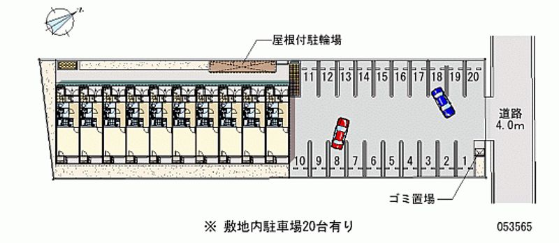 53565 Monthly parking lot