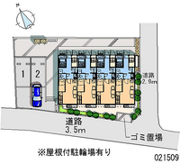 レオパレスアゼリア 区画図