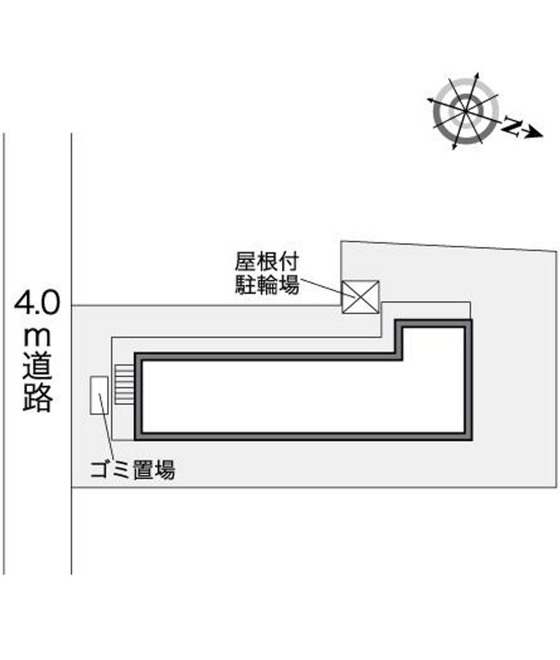 レオパレスグラティテュードⅢ 配置図