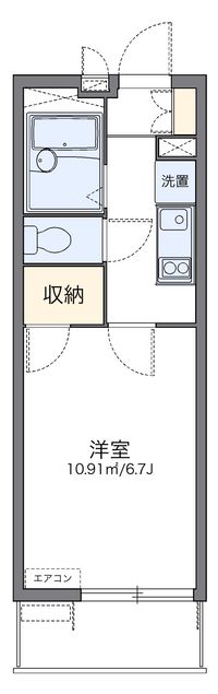 レオパレスエスペランサ 間取り図