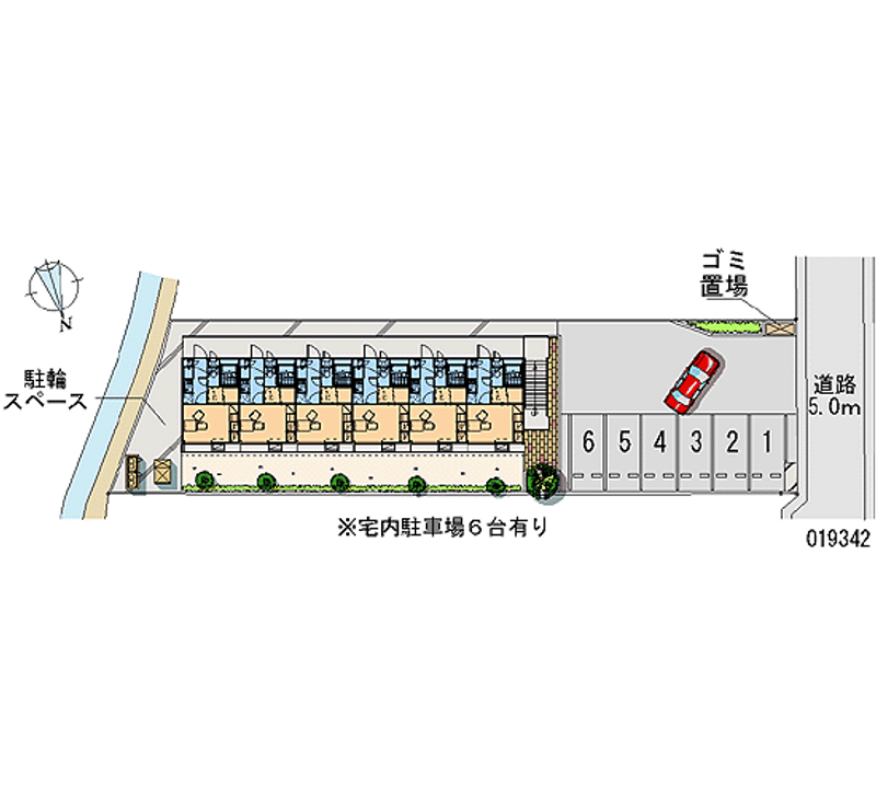 レオパレス久参 区画図