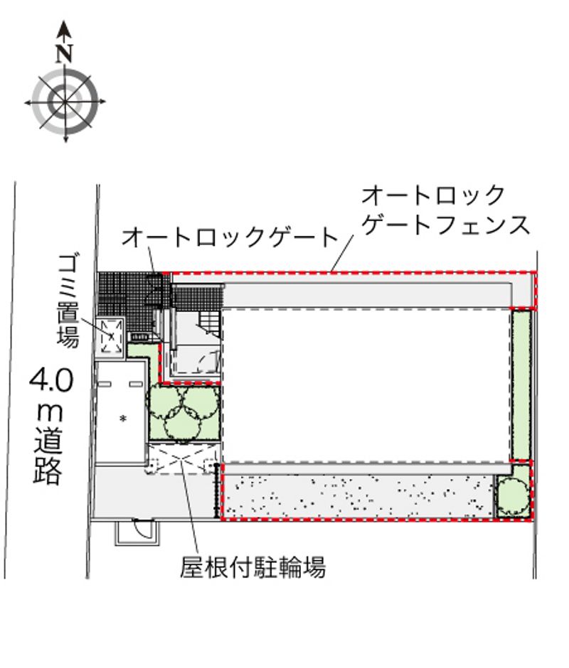 レオパレスＫＯＥＭＯＮ　Ⅱ 配置図