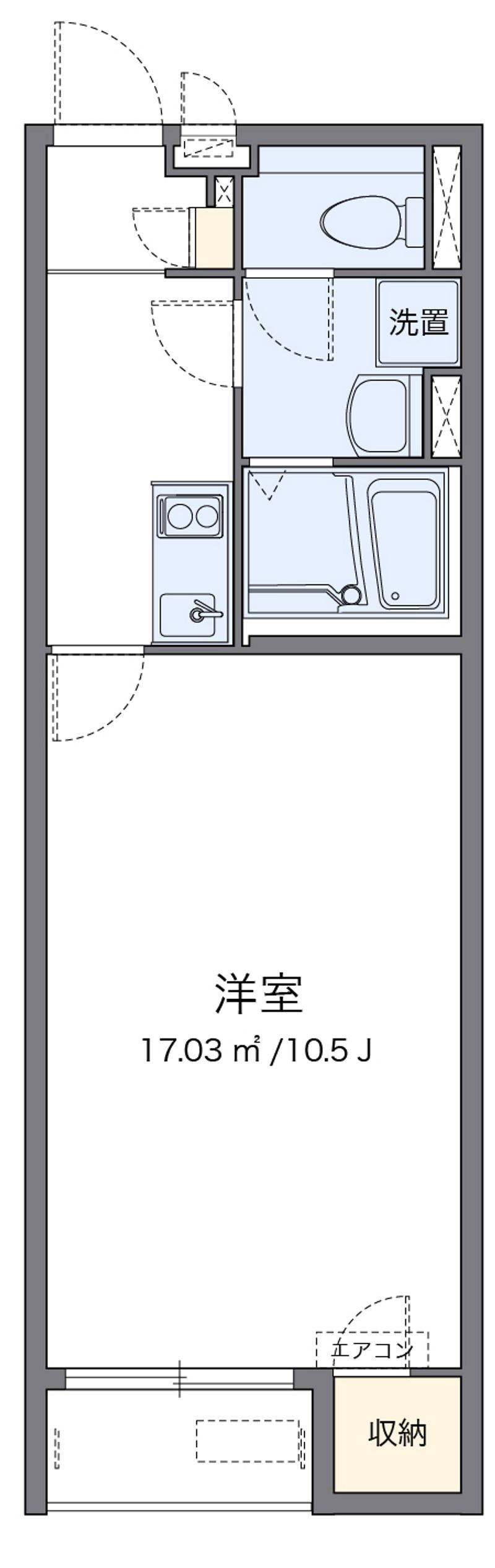 クレイノウィスタリア参番館 間取図